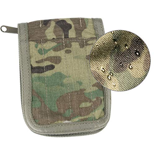 Rite in the Rain Wetterfester Cordura®-Notizbucheinband, für obere Spiralbindung, 7,6 x 12,7 cm, Multicam-Cover von Rite in the Rain