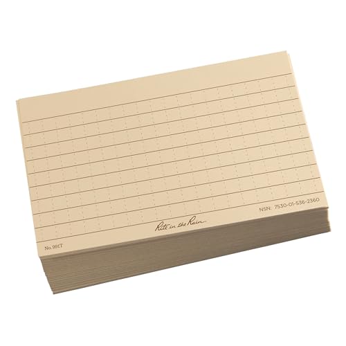 Rite in the Rain - Index Cards Tan von Rite in the Rain