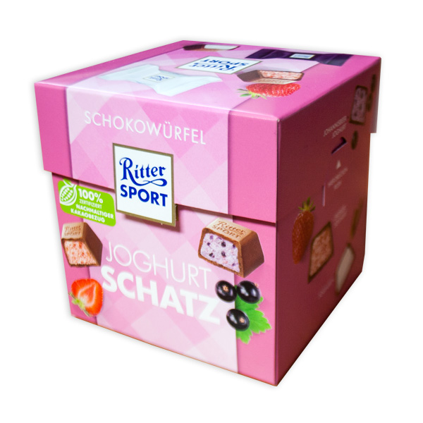 Ritter Sport Schokowürfel, Joghurtschatz, 176g, 22 Stück von Ritter Sport