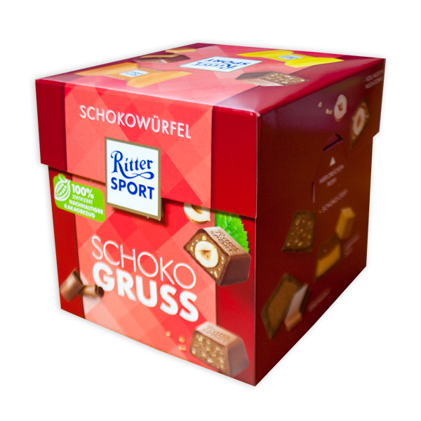 Ritter Sport Schokowürfel, Schokogruss, 176g, 22 Stück von Ritter Sport