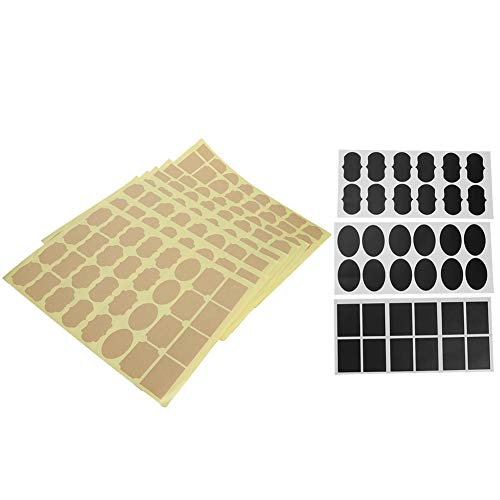 292 Stück/Set Kreidetafel-Etiketten, Selbstklebende Aufkleber, Markierungsetiketten für Weingläser, Kaffee, Tee, Dosen, Gläser, Blumentöpfe, Körbe, Behälter oder Einmachgläser Im von Riuulity