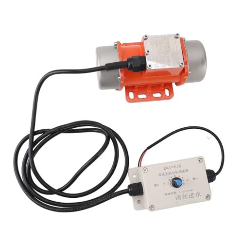 DC Bürstenloser Betonvibratormotor, Einstellbare Speed ​​-IP65 -Aluminiumlegierung Vibrationsmotor Zum Vibrationstisch, Feeder, Bildschirm mit DC 24 V, Bergbau, Metallurgie (15W) (20W) (30W) (40W) von Riuulity