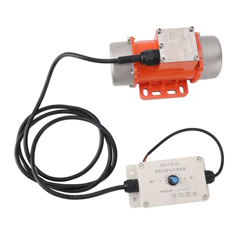 DC Bürstenloser Betonvibratormotor, Einstellbare Speed ​​-IP65 -Aluminiumlegierung Vibrationsmotor Zum Vibrationstisch, Feeder, Bildschirm mit DC 24 V, Bergbau, Metallurgie (15W) (20W) (30W) (40W) von Riuulity