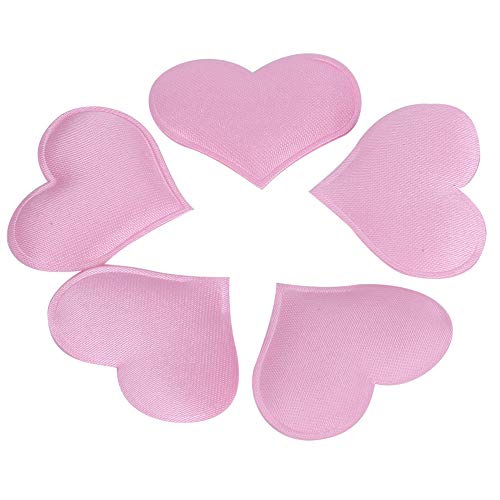 DIY Handgemachte Hochzeit Herzförmige Valentinstag Dekoration Geburtstag Party Liefert Banner Girlanden (3,2 cm, rosa, 500 Stück/Packung) von Riuulity