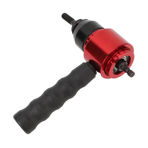 Electric Rivet Gun Adapter, Benutzerfreundliches, Tragbares Design für Metallblätter, Automobilzubehör - Effizienter und Bequemer Nietmutter -Tool -Adapter mit 5 Dorns von Riuulity