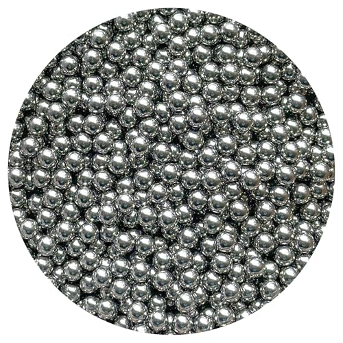 Rmeet Mischkugeln,120 PCS Farbmischkugeln Edelstahlkugel Farbe Rührkugeln für Modell Acrylfarbe Edelstahl Güteklasse 304 Mischkugeln Modell Farbe Mixer 5,5mm Stahlkugeln von Rmeet