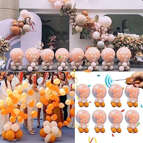 Remote Control Ground Explosion balloon, Remote Sky balloon, Ball in ball tool Balloon Filling Kit Helium Floating flying balloon wedding balloon opening ceremony arrangement party birthday (FGS-4, 4) von RmtcBal