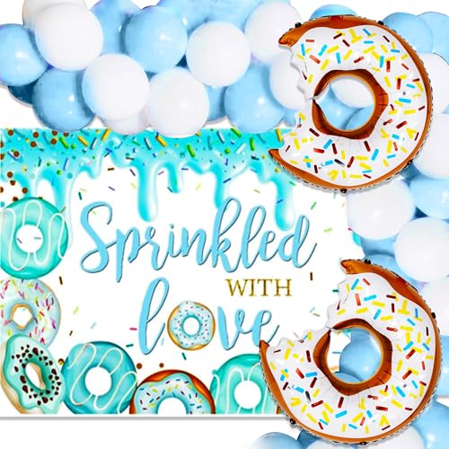 Blau Baby Streudeko Jungen Streuen Mit Liebe Banner Geschlecht Baby Shower Streuen Dekoration Streuen Mit Liebe Baby Shower Dekorationen Party Supplies von Roaring Good Time