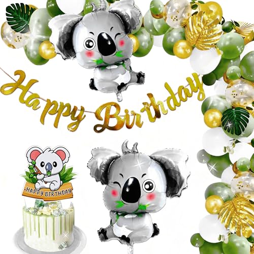 Koala Geburtstag Dekorationen Koala Geburtstag Party Supplies Koala Ballon Koala Geburtstag Banner Koala Geburtstag Party Dekoration von Roaring Good Time