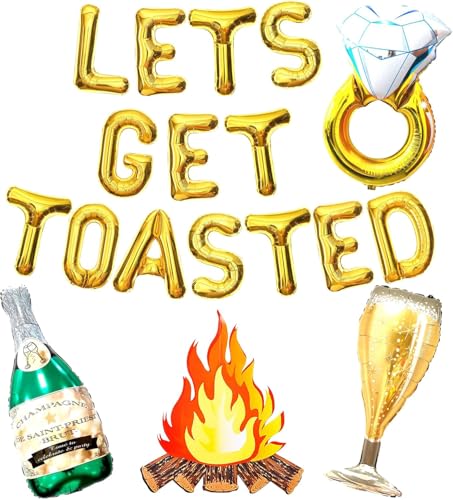 Lets Get Toasted Bachelorette Dekoration Berg Verlobung Dekoration Berg Bachelorette Dekoration Camp Bachelorette Dekoration Camping Bachelorette Party Dekorationen von Roaring Good Time