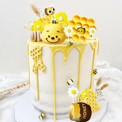 Roaring Good Time Hummel Kuchendekoration Bären BabyDusche Kuchendekoration Fun to Bee One Cake Topper Hummel Party Favors Supplies von Roaring Good Time