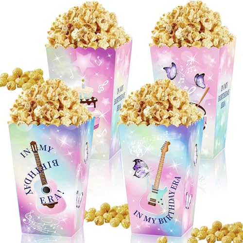 Roaring Good Time Singer Thema Popcorn Boxen Party Party Favor Bags Singer Theme Birthday Party Supplies Bags Candy Treat Bag für Geburtstag Hochzeit Brautdusche von Roaring Good Time