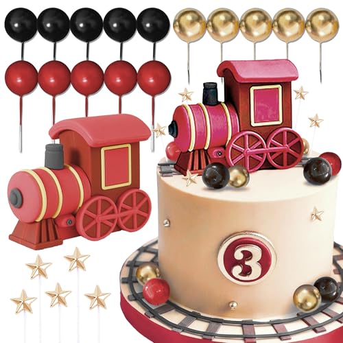 Roaring Good Time Weihnachtszug Kuchendekoration Zug Kuchen Topper Zug Thema Geburtstag Dekorationen Babyparty Party Supplies Babyparty Kuchendekoration von Roaring Good Time