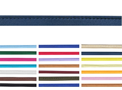 10 Meter lang 10mm breite Satin Paspelband zum nähen mit kordel in 20 Farben von Roban Fashion