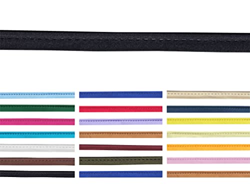 5 Meter lang 10mm breite Satin Paspelband zum nähen mit kordel in 20 Farben von Roban Fashion