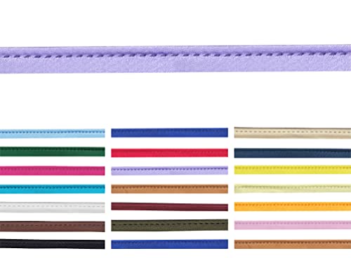 5 Meter lang 10mm breite Satin Paspelband zum nähen mit kordel in 20 Farben von Roban Fashion