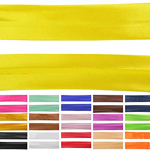 Roban Fashion Satin Schrägband 20 mm breit Textilband Blende in 26 Farben von Roban Fashion