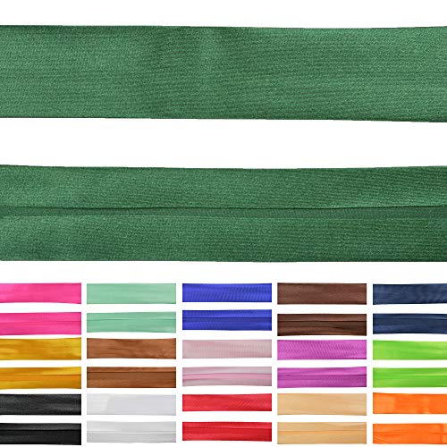 Roban Fashion Satin Schrägband 20 mm breit Textilband Blende in 26 Farben von Roban Fashion