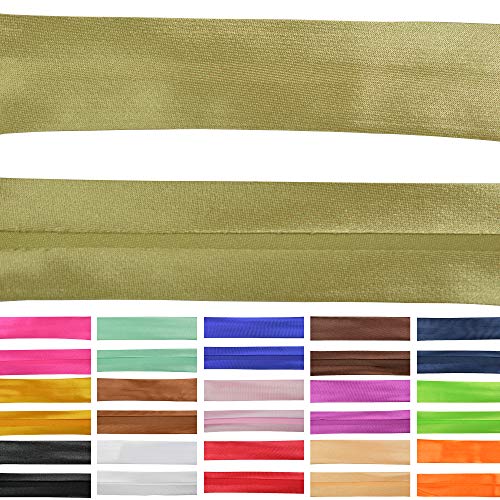 Roban Fashion Satin Schrägband 25mm breit Textilband Blende in 26 Farben von Roban Fashion