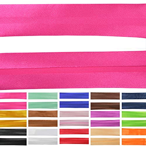 Roban Fashion Satin Schrägband 30mm breit Textilband Blende in 26 Farben von Roban Fashion