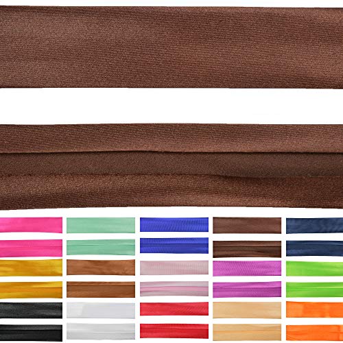 Roban Fashion Satin Schrägband 30mm breit Textilband Blende in 26 Farben von Roban Fashion