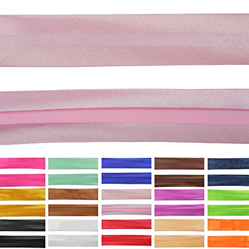 Roban Fashion Satin Schrägband 30mm breit Textilband Blende in 26 Farben von Roban Fashion