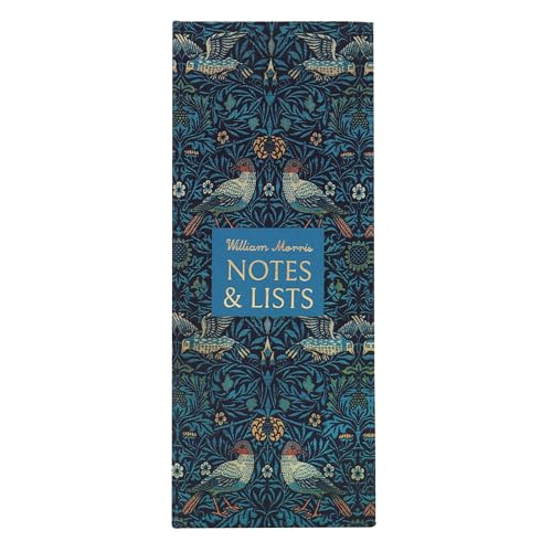 Robert Frederick Notizblock und Listen-Set mit Bleistift, Design William Morris Birds von Robert Frederick