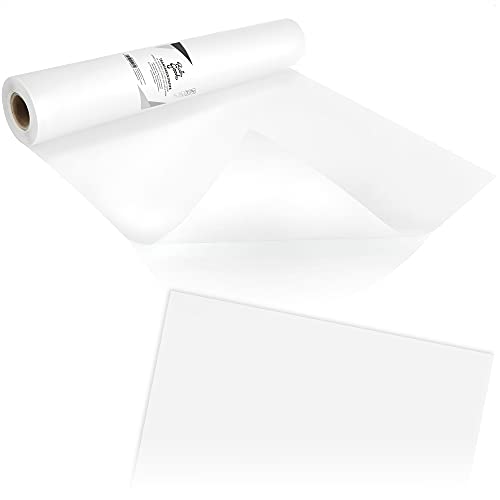 Robin Goods® Transparentpapier Rolle 40cm x 50m | Skizzenpapier Rolle | Schnittmusterpapier Rolle | Transparentes Architektenpapier | Pauspapier, Tracing Paper 50g/m² (Rolle - transparent) von Robin Goods