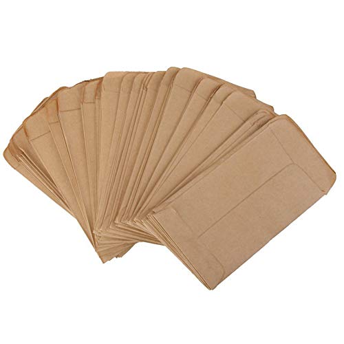 Rocita 100 PCS Brown Kraft Papiertüten Schutz Samen Verpackung Beutel vertikal Umschlag-Art-Isolation Seed Taschen von Rocita