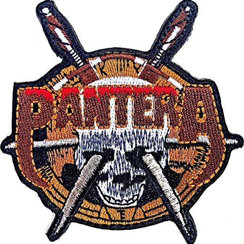 Pantera - Skull Knives [WOVEN PATCH] von Rock Off