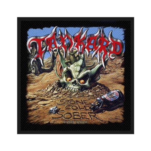 Tankard - Stone Cold Sober Patch 10 cm x 10 cm von Rock Off