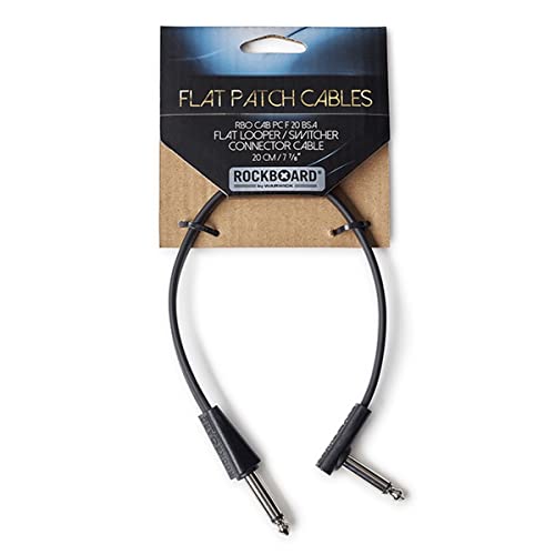 RockBoard Flat Patch Looper/Switcher Connector Cable - 20 cm / 7 7/8" von RockBoard
