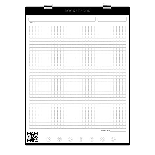 Rocketbook Orbit Executive Page Pack – Smart Reusable Legal Pad – Graph von Rocketbook