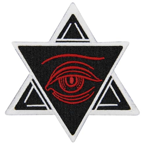 Rocking Planet The All Seeing Eye Patch Besticktes Abzeichen Biker Applikation Iron On Sew On Emblem von Rocking Planet