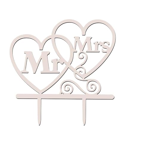 Cake Toppers Uchenaufsätze Tortenaufsatz Mr und Mrs Tortenstecke Kuchendekoration Mr & Mrs Deko Hochzeit Hochzeit Kuchen Topper Holz Tortentopper Kuchendeckel Hochzeit Tortenstecker von Rockreyoa