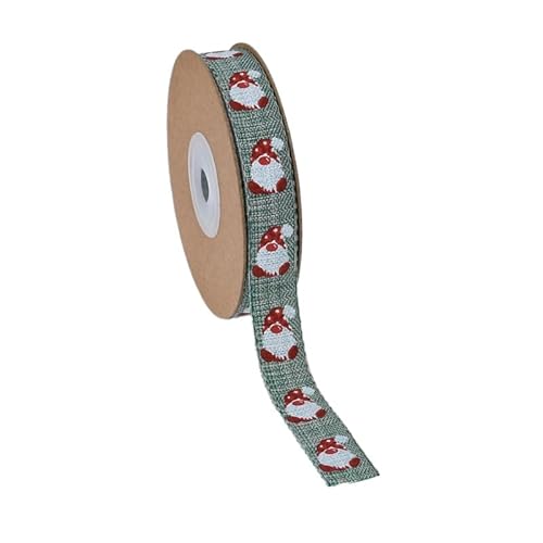 Rockreyoa 15mm Weihnachts Juteband Weihnachtsband Grosgrain Band Christmas Ribbon Geschenkband Weihnachten Schleifenband Schleifenband Weihnachten Bastelband Geschenkband Vintage Band Rot 16 Yard von Rockreyoa