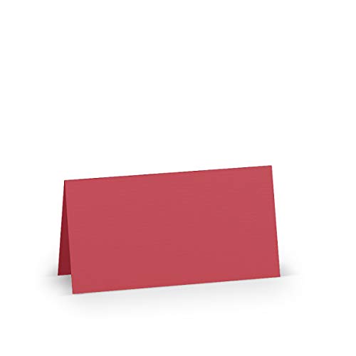 Tischkarte 5ST rot von Rössler Papier GmbH & Co. KG