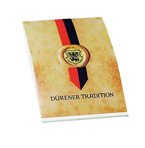 Rössler Papier 20100401 - Dürener Tradition - Kartenblock DIN A6, 25 Blatt, glatt von Rössler Papier
