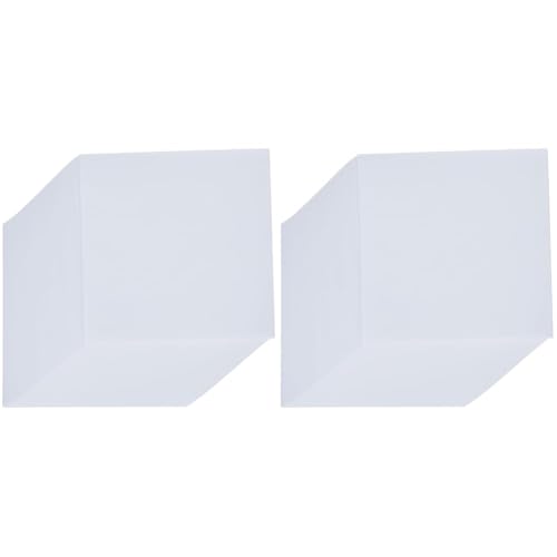 Rössler Papier 1312452000 - Notizzettel Nachfüllpack für S.O.H.O. Zettelkasten, 95 x 95 mm, 250 Blatt, Weiß (Packung mit 2) von Rössler Papier