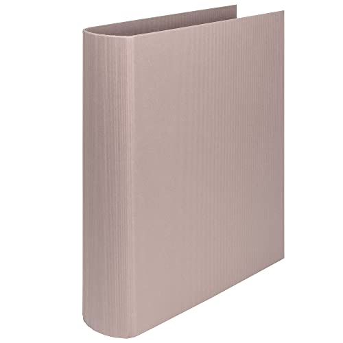 Rössler Papier 1316452495 - S.O.H.O. Ringbuch für DIN A4, 5 cm Füllhöhe, 4-Ring-Mechanik, Taupe, 1 Stück von Rössler Papier