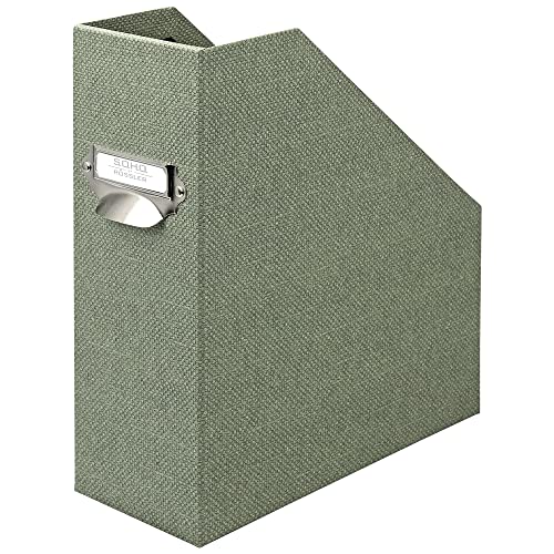 Rössler Papier 1318452671 - S.O.H.O. Stehsammler für DIN A4, mit Griff und beschriftbarem Einsteckschild, 11,5 x 26 x 31,5 cm, Special Line Sage, 1 Stück von Rössler Papier