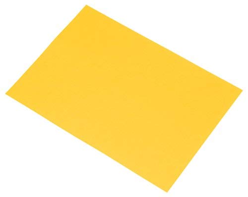 Rössler Papier Coloretti Doppelkarte - B6 hoch, 5 Stück, goldgelb; Packungsinhalt: 5 Stück von Rössler Papier