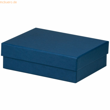 3 x Rössler Geschenkverpackung Boxline 140x190x60mm Navy von Rössler