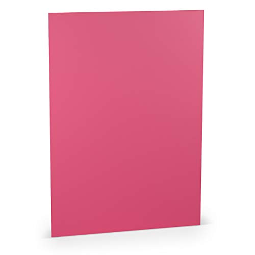 Paperado Papier, A4, 100 g/m², Fuchsia, 10 Stück von Rössler