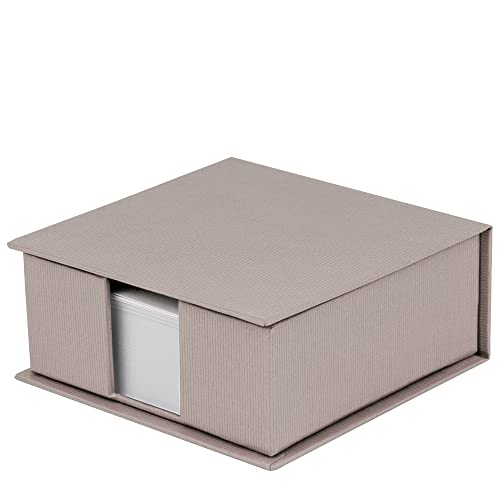 Rössler Papier 1312452490 - S.O.H.O. Zettelkasten, Maße: 11 x 11 cm, Taupe, 1 Stück von Rössler Papier