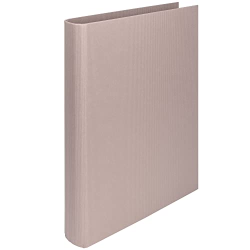 Rössler Papier 1316452490 - S.O.H.O. Ringbuch für DIN A4, 2,5 cm Füllhöhe, 2-Ring-Mechanik, Taupe, 1 Stück von Rössler