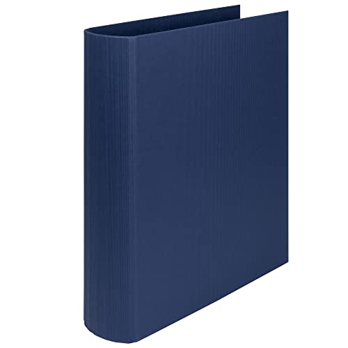 Rössler Papier 1316452905 - S.O.H.O. Ringbuch für DIN A4, 5 cm Füllhöhe, 4-Ring-Mechanik, Navy, 1 Stück von Rössler Papier