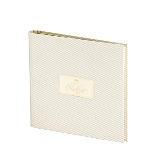 Rössler Papier 18777191106 - Fotobuch Simply Love, Stripes, „Unsere Hochzeit“, 60 offwhite Seiten, 230 x 220 mm, 1 Stück von Rössler Papier