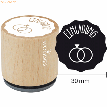 Rössler Stempel Woodies Einladung von Rössler