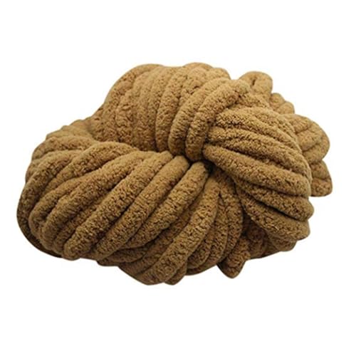 Grobstrick-Chenille-Garn – jumboo-Chenille-Garn, weiches handgefertigtes Deckengarn | jumboo-Chunky-Chenille-Wollgarn für d i y-Decke, Haustier-Kissen, Bett, Zuhause, weiches Häkelgarn für d i y-Proje von Rolempon